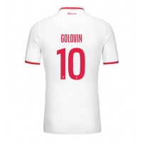 Fotbalové Dres AS Monaco Aleksandr Golovin #10 Domácí 2024-25 Krátký Rukáv